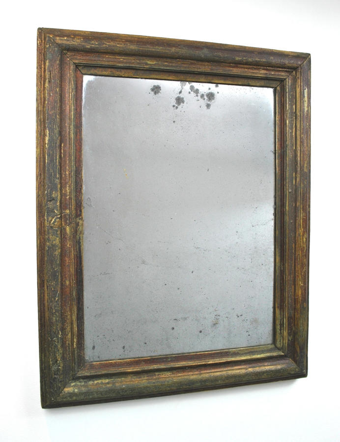 Antique Foxed French Mirror