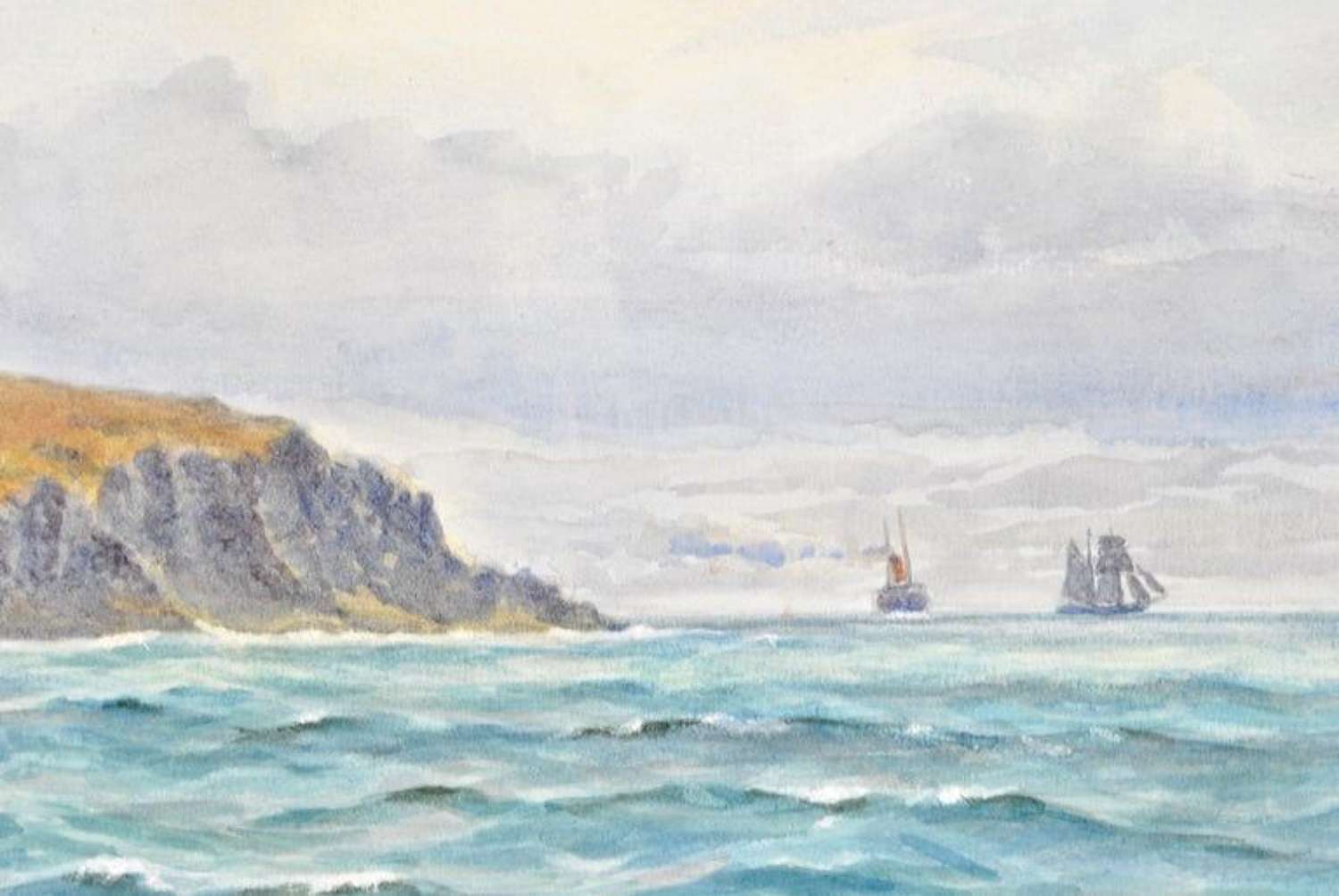 James Aitken (1880-1935) Mull of Galloway, Watercolour