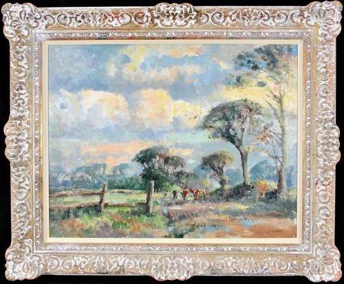 Geoffrey Chatten (b.1938) ''Bucolic Landscape''