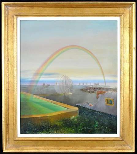 British School (Mid 20th Century) Surreal Landscape
