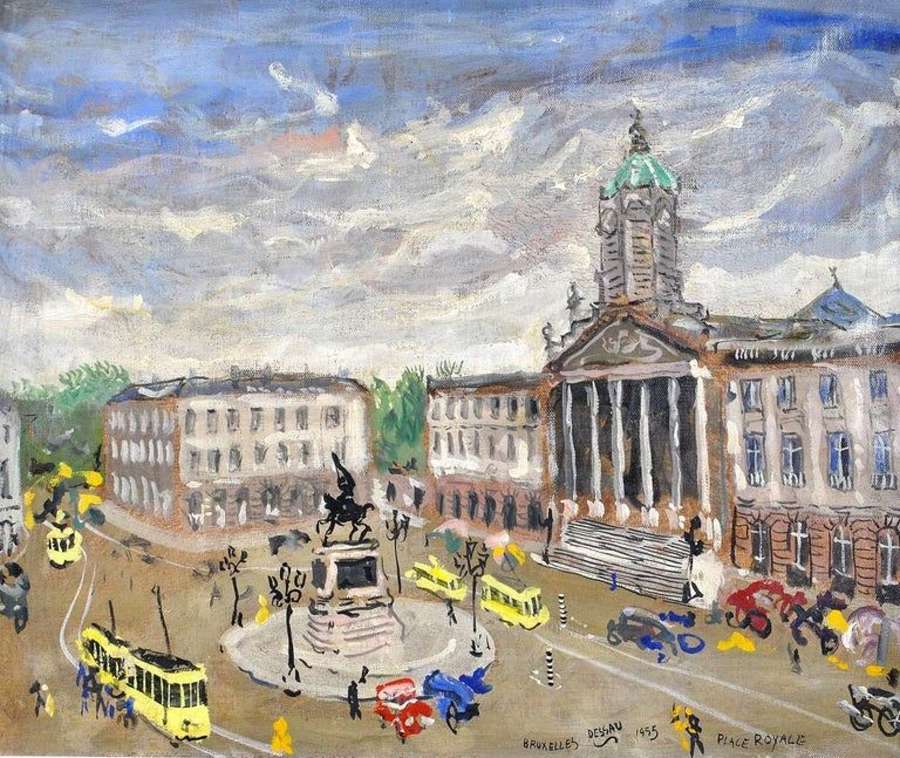 Dessau, Paul Lucien (1909-1999) Place Royale, Bruxelles