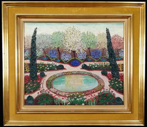 Busquets, Jean (1895-1962) Jardin Parc de Saint-Cloud