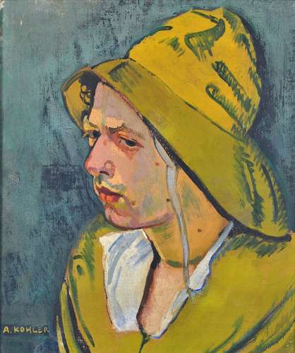 European School (20th Century) ''Portrait of a Fisherman''