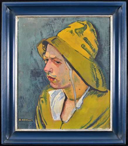 European School (20th Century) ''Portrait of a Fisherman''