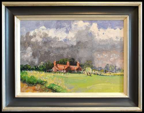 Chatten, Geoffrey (b. 1938) Cricket on the Green