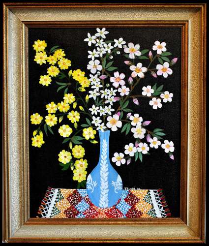 Rossidou Jones, Thraki (1920-2007) Spring Blossom in a Vase