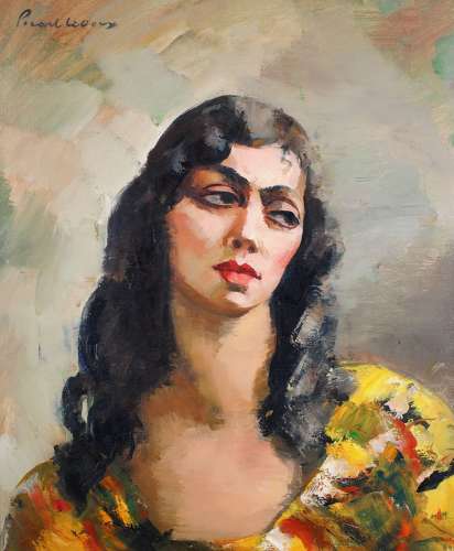 Picart le Doux, Charles (1881-1959) Portrait of a Young Lady