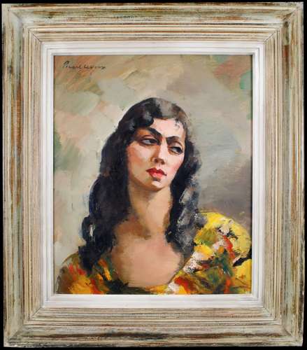 Picart le Doux, Charles (1881-1959) Portrait of a Young Lady