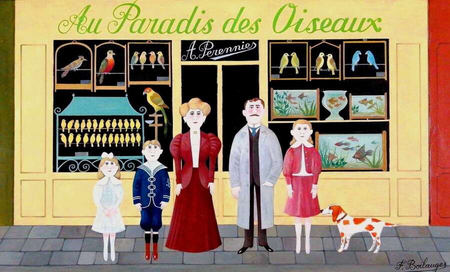 Boilauges, Fernand (1891-1991) Au Paradis des Oiseaux