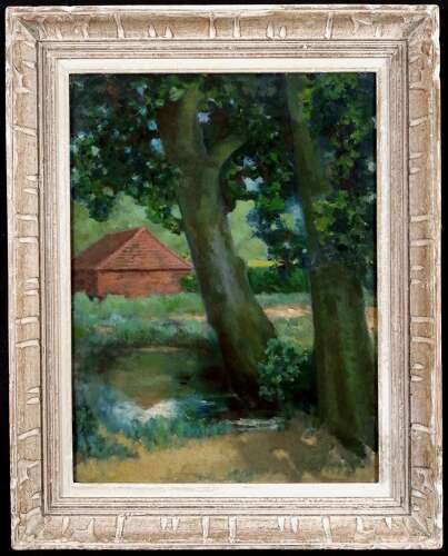 Roussel, Theodore Casimir (1847-1926) Wooded Landscape