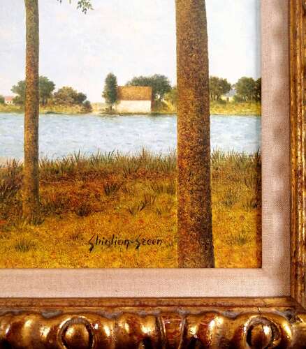 Ghiglion-Green, Maurice (1913-1989) Bords de Rivière