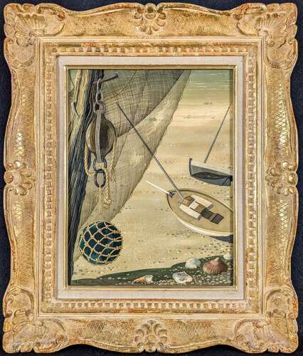 Racoff, Ratislaw (1904-1982) Boats on the Beach