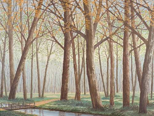 Pincon-Maricourt, Charles (1902-1973) Foret Chantilly
