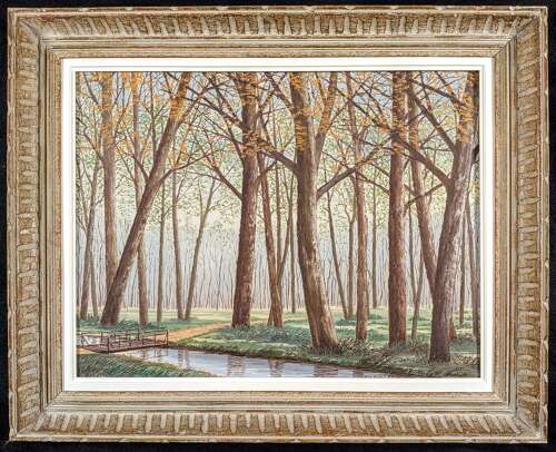 Pincon-Maricourt, Charles (1902-1973) Foret Chantilly