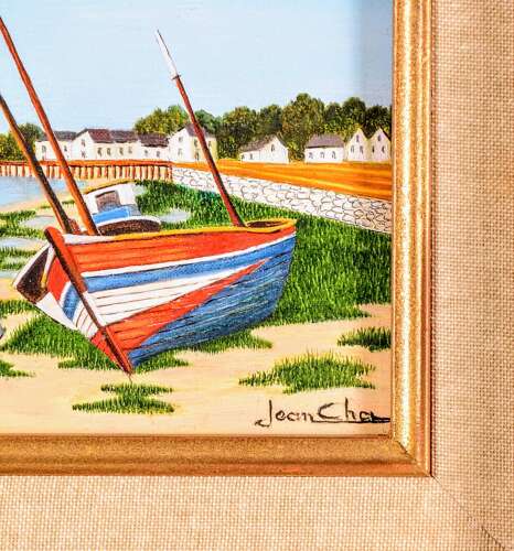 Cha, Jean (1914-?) La Peche aux Coques