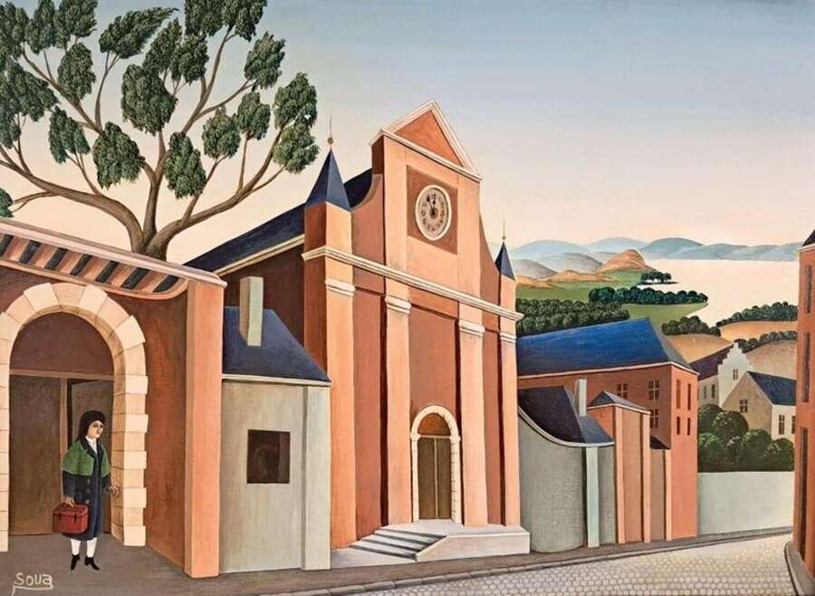 French School (Mid 20th Century) La Rue Deserte