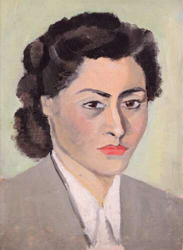 French School (Mid 20th Century) Portrait of a Lady