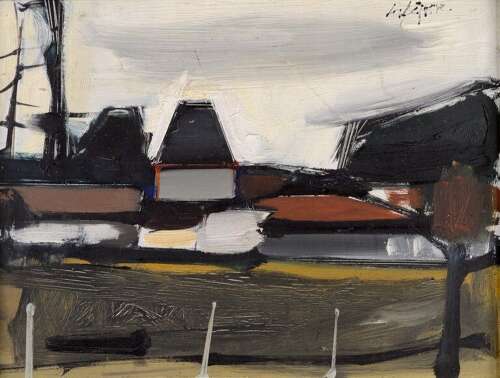 Labégorre, Serge (b. 1932) Paysage a Préchac