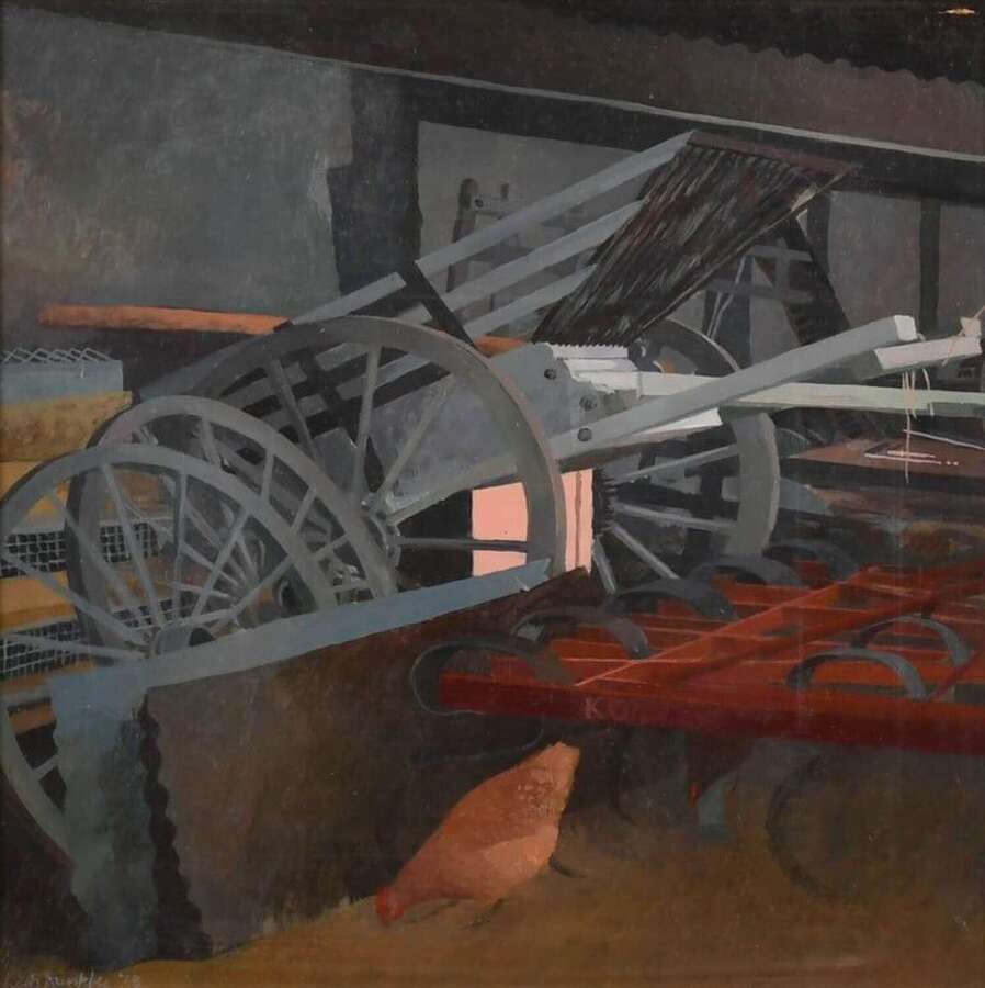 Dunkley, Keith (British, b. 1942) The Implement Shed