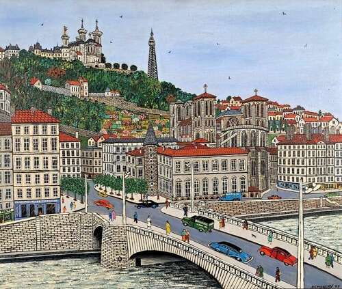 Demonchy, André (1914-2003) Lyon, Le Pont Tilsitt