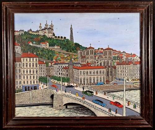 Demonchy, André (1914-2003) Lyon, Le Pont Tilsitt