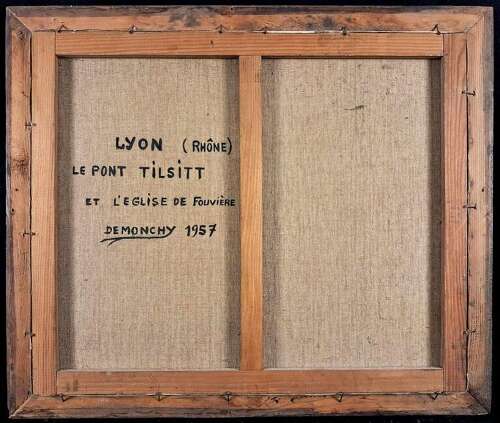 Demonchy, André (1914-2003) Lyon, Le Pont Tilsitt