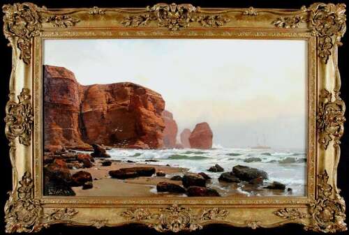 Holst, Laurits Bernhard (Danish, 1848-1934) Title: Coastal Sunrise
