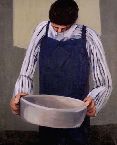 Farquhar, Robert (b. 1937) Man with a Bowl