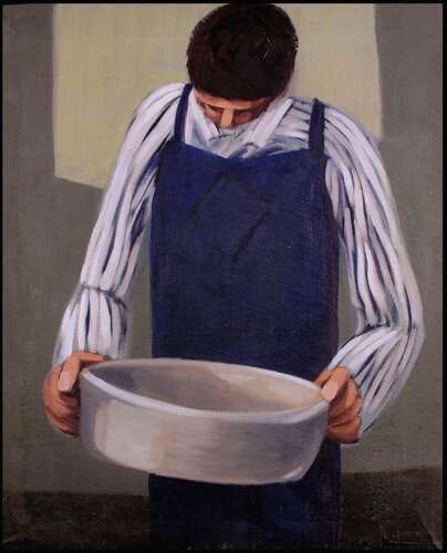 Farquhar, Robert (b. 1937) Man with a Bowl