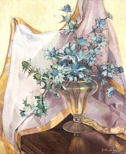 Stuart Weir, Helen (1915-1969) Thistle in a Glass Vase