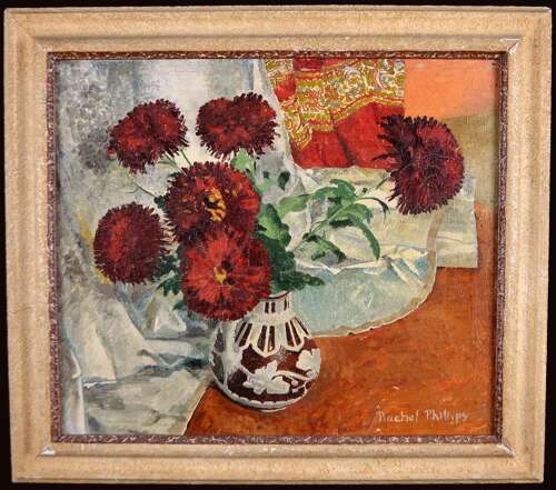 Phillips, Rachel (20th Century) Flowers in a Vase