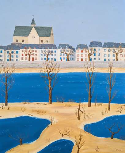 Loirand, Maurice (1922-2008) La Loire, Orléans