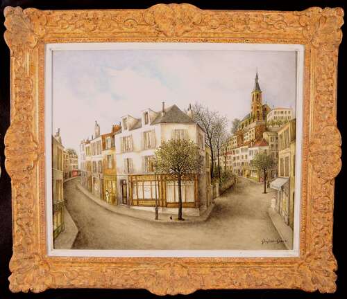 Ghiglion-Green, Maurice (1913-1989) La Grande Rue un Dimanche