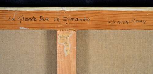 Ghiglion-Green, Maurice (1913-1989) La Grande Rue un Dimanche