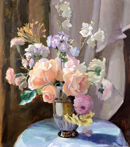 Campbell, Colin Cairns Clinton (1884-1970) Flowers in a Vase