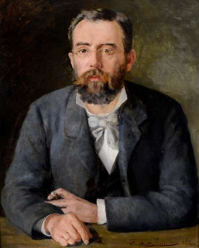 Simon, Ernest Constant (1848-1895) Gentleman with a Cigar