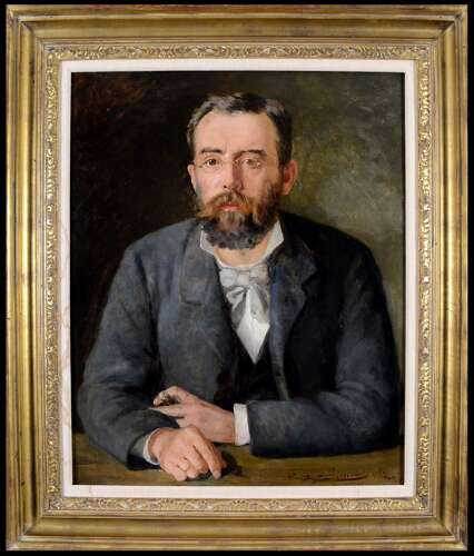 Simon, Ernest Constant (1848-1895) Gentleman with a Cigar