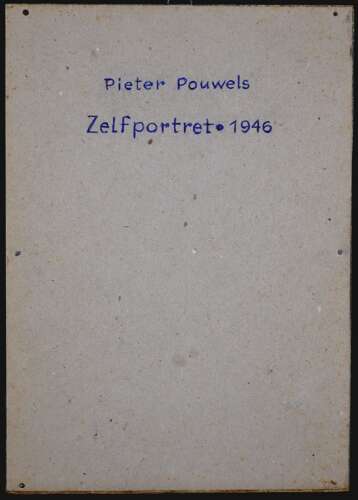 Pouwels, Pieter (1910-1981) Self Portrait