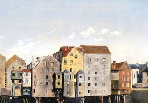 Jeandry, Adolphe (19th/20th Century) Meaux, Les Vieux Moulins
