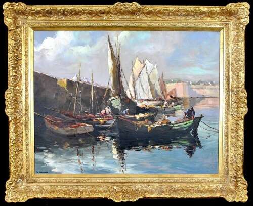Cermak, Charles (1877-1966) Côte d'Azur Harbor