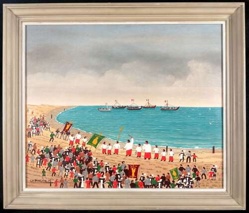 Pincon-Maricourt, Charles (1902-1973) Hoëdic, Bénédiction de la Mer