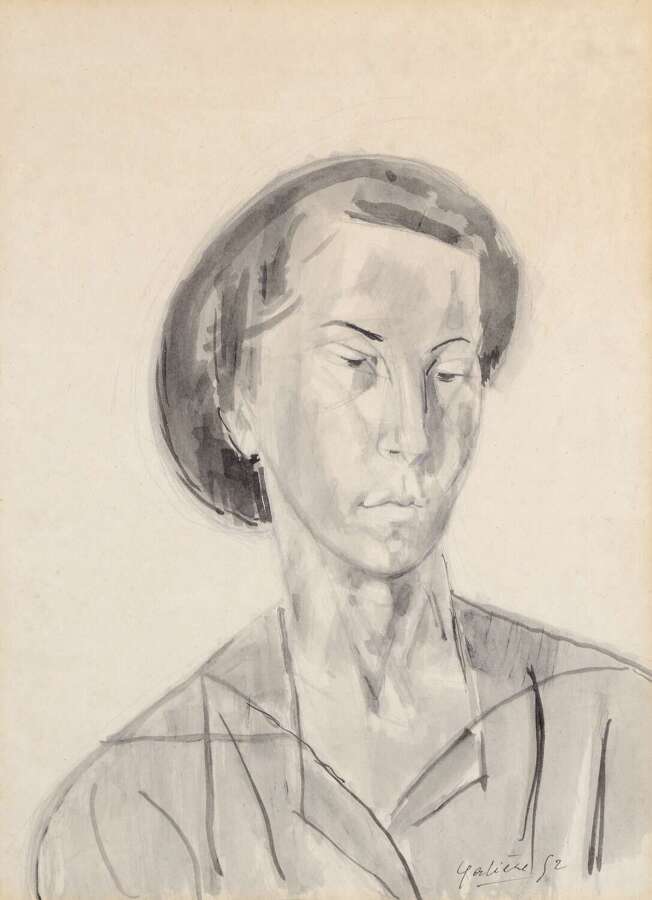 French School (Mid 20th Century) Portrait of a Lady