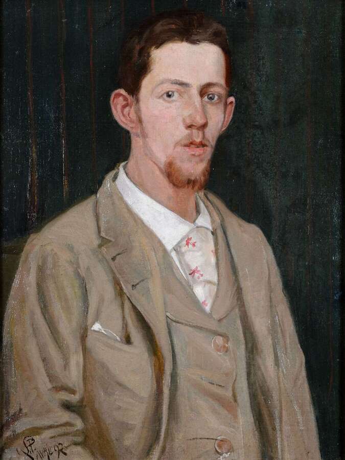 French School (19th Century) Portrait of a Young Man