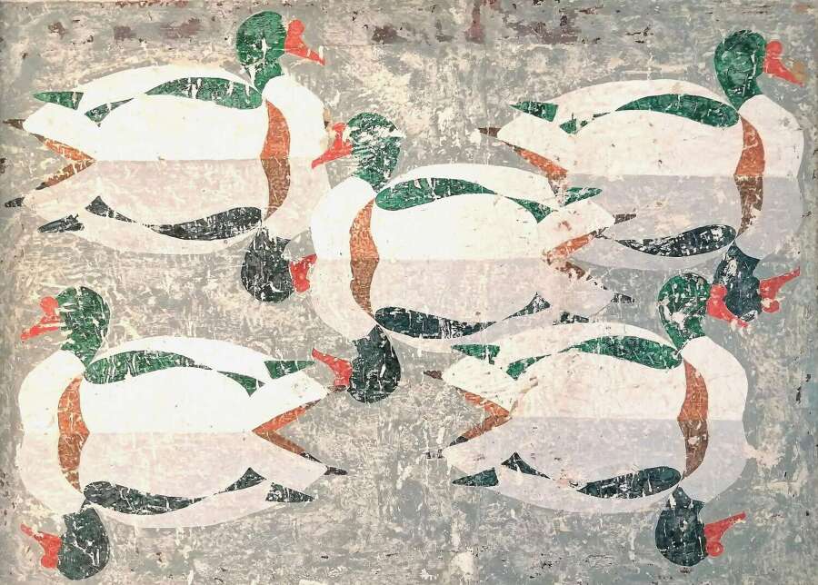 Turlington, Roy (b. 1942) Reflected Ducks