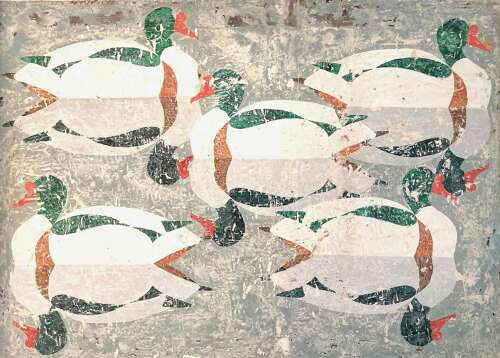 Turlington, Roy (b. 1942) Reflected Ducks