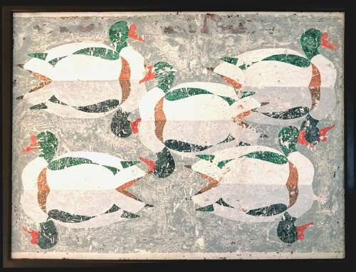 Turlington, Roy (b. 1942) Reflected Ducks