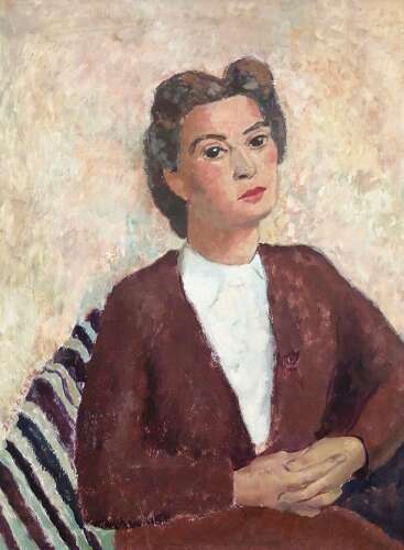 Van den Berg, Jos (1905-1978) Portrait of a Young Lady
