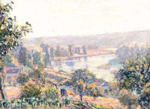 O'Neill Gallagher, Frederick (19th /20th Century) Banks of the Seine