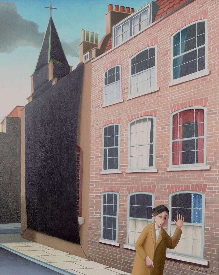 Quanne, Michael (b.1941) Portrait of a Man Who Wouldn't Tow the Line